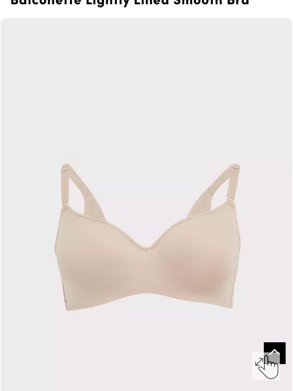 torrid blush Balconette Lightly Lined Smooth Bra 48B NWT